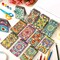 12 Pcs Mandala Diamond Art Notebook Kits – DIY 5D Flower Diamond Painting Notebooks for Adults, Creative Journal Art Crafts with Tools